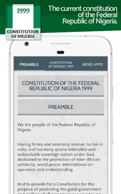 Constitution of Nigeria 1999 android App screenshot 5